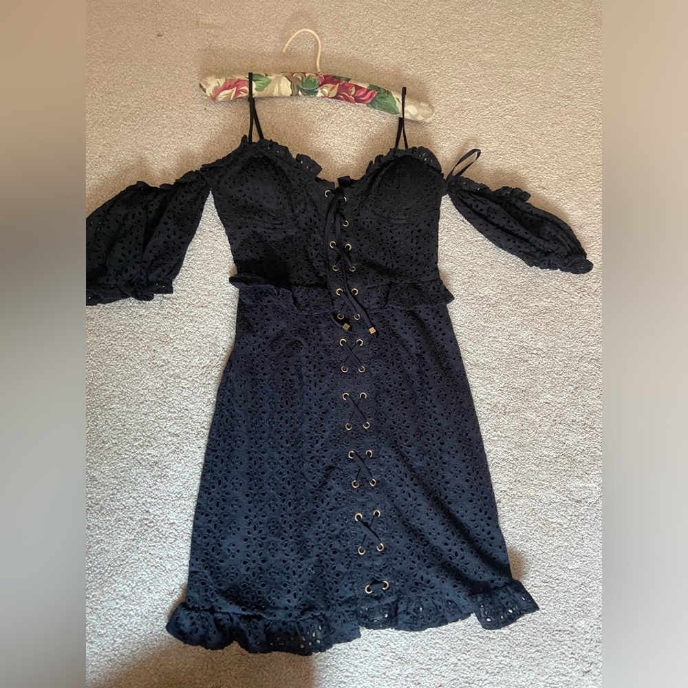 Runaway Eyelet Mini Dress